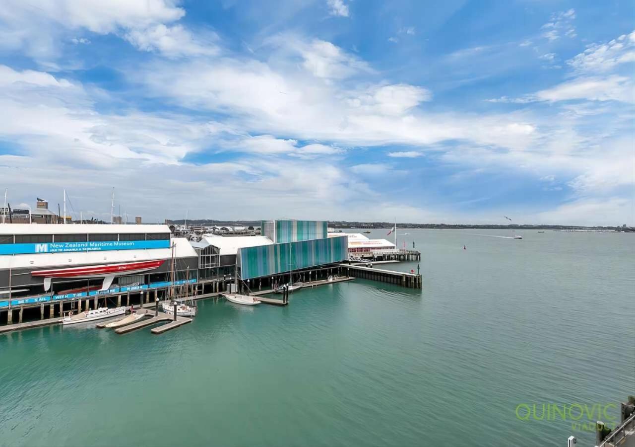 Waterfront Seaview Hotel Apartment - Same Building Block As Auckland Hilton ภายนอก รูปภาพ