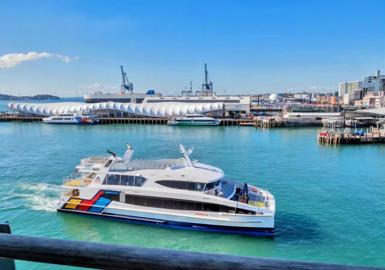 Waterfront Seaview Hotel Apartment - Same Building Block As Auckland Hilton ภายนอก รูปภาพ