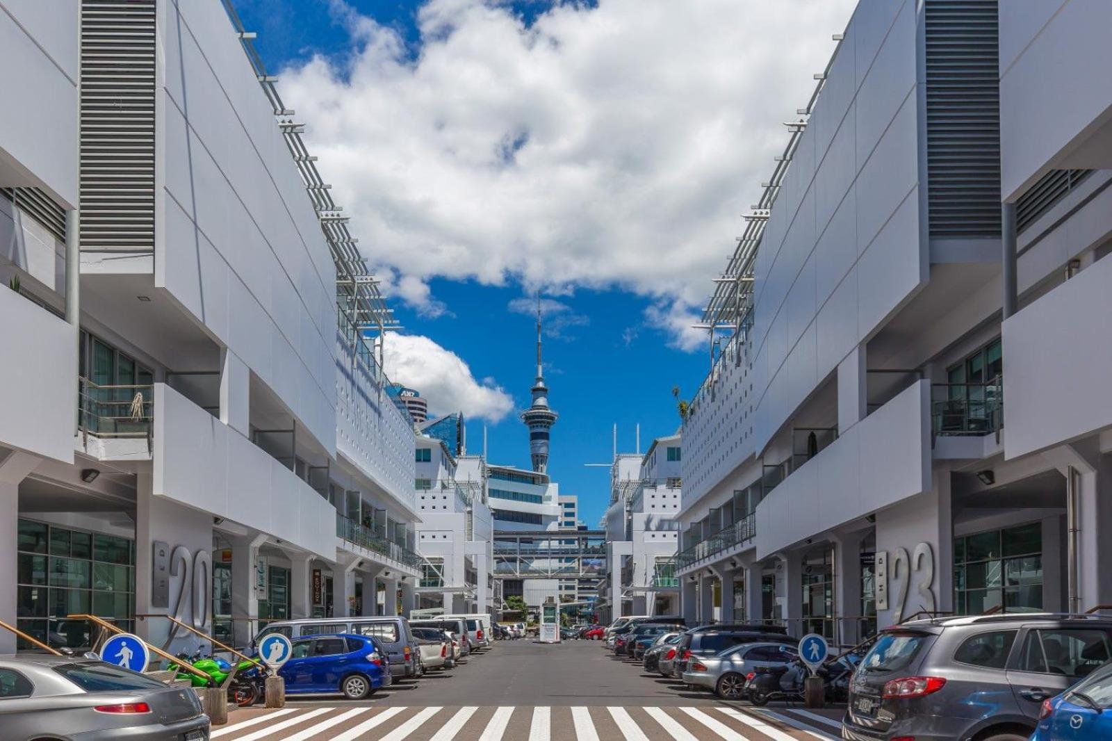 Waterfront Seaview Hotel Apartment - Same Building Block As Auckland Hilton ภายนอก รูปภาพ