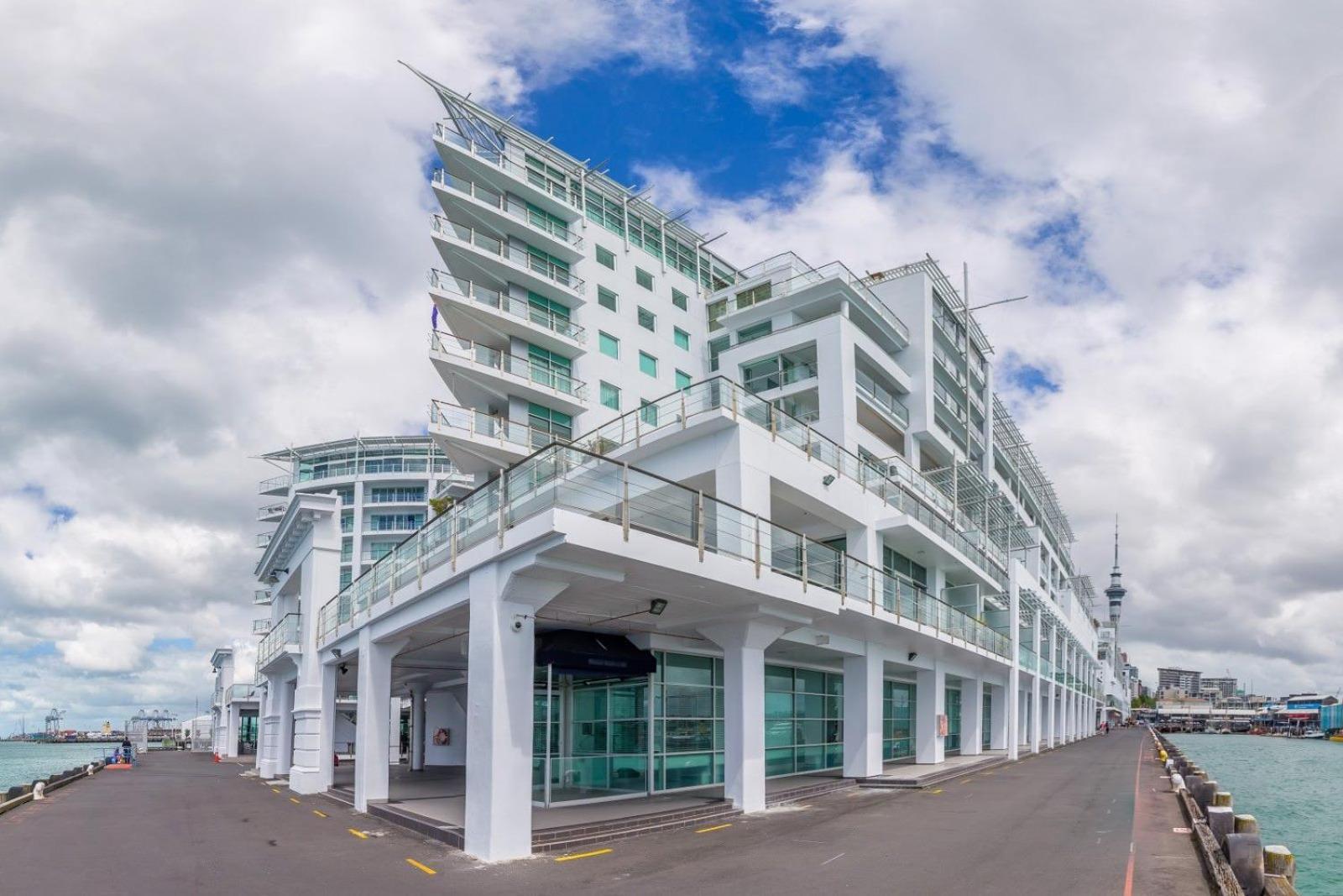 Waterfront Seaview Hotel Apartment - Same Building Block As Auckland Hilton ภายนอก รูปภาพ